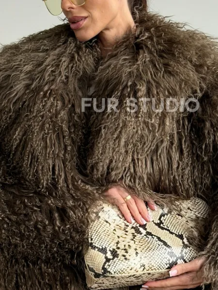 Шуба из лама - фото 1