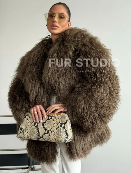 Шуба из лама - фото 0