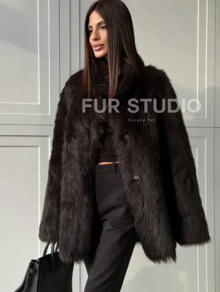 Женская дубленка из тосканы - фото 5