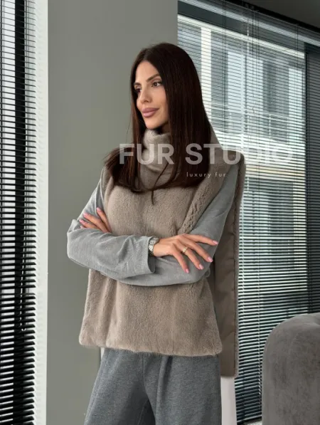 Норковая манишка «весна 2026» - фото 11