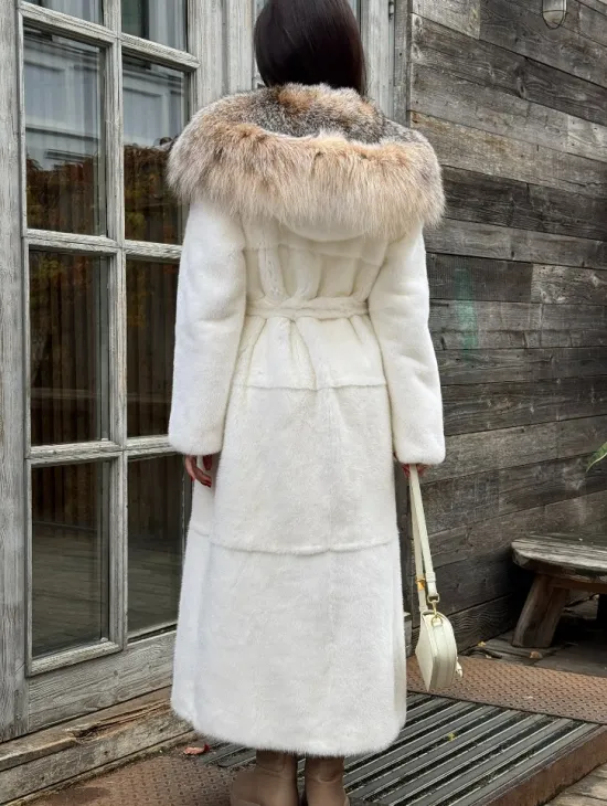 Шуба Халат из норки 