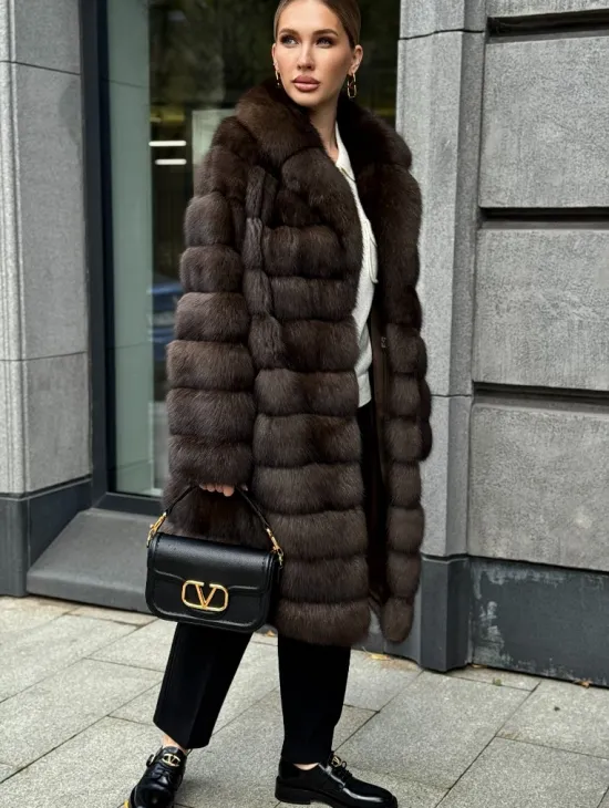 Шуба из соболиного меха - фото 5