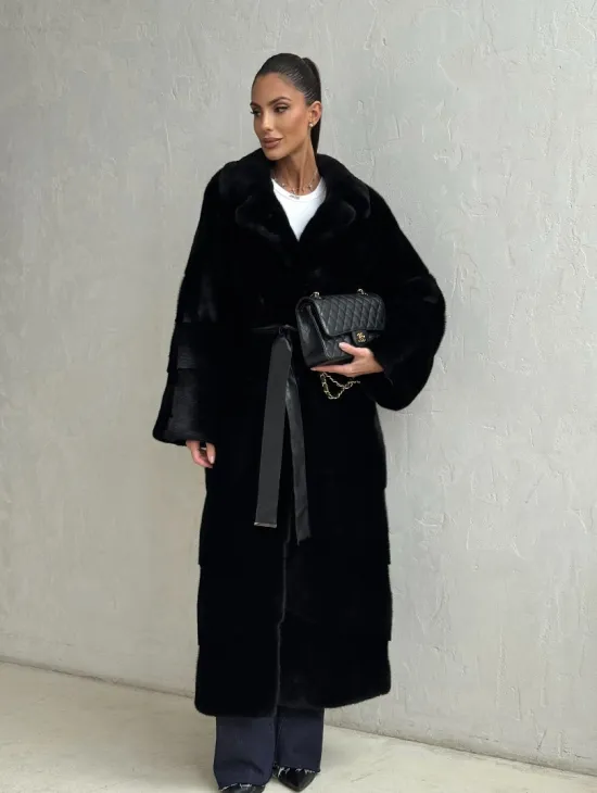 Шуба норка - паркетная раскладка - фото 11