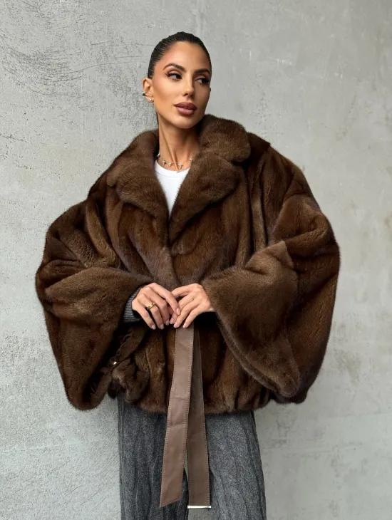 Шуба норковая оверсайз - фото 10