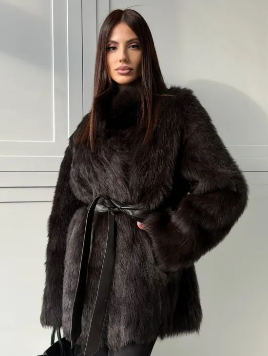 Женская дубленка из тосканы - фото 0