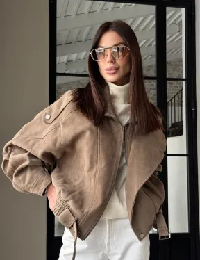 Куртка - бомбер весенняя оверсайз - фото 22