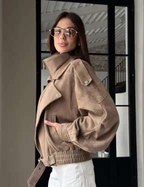 Куртка - бомбер весенняя оверсайз - фото 19