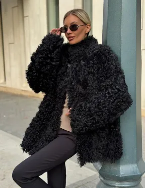 Дубленка из натуральной овчины Тиградо - фото 6