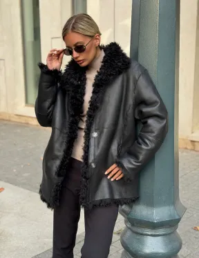 Дубленка из натуральной овчины Тиградо - фото 7